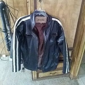 Leather bikers jacket